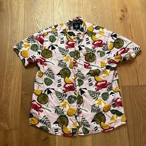 Fun pattern button up